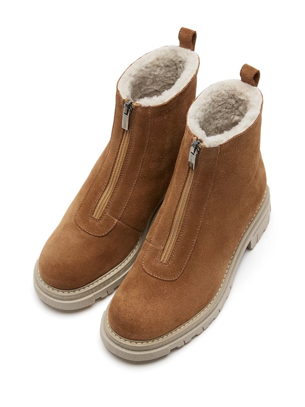 La Canadienne DELTA SHEARLING-LINED SUEDE BOOTIE